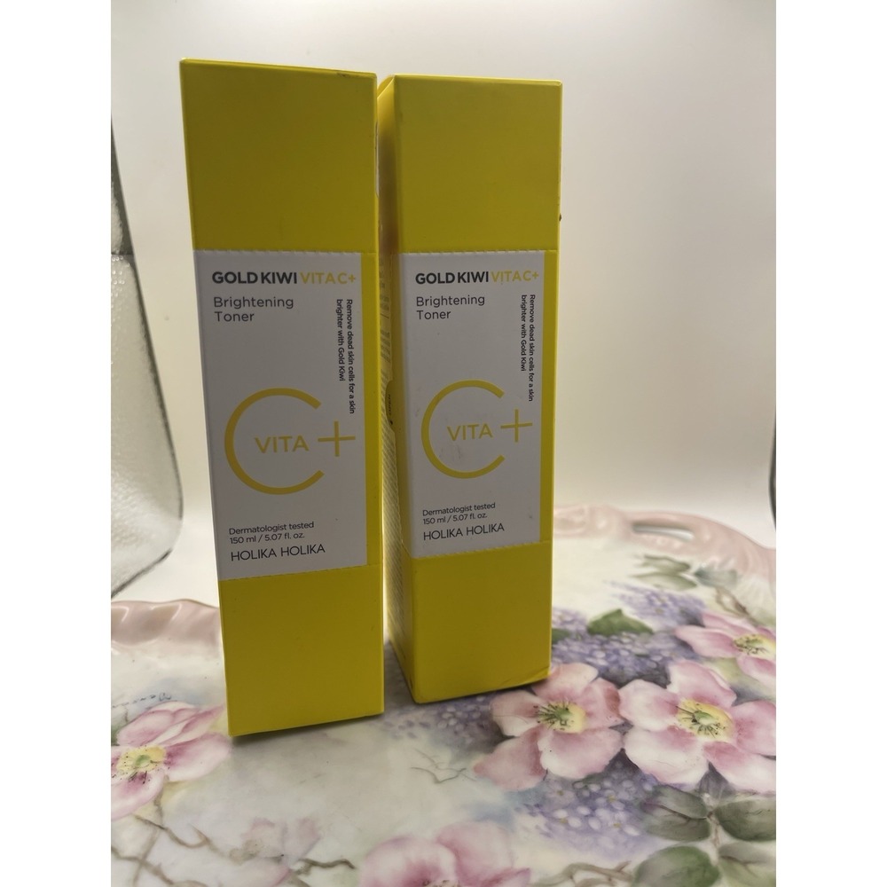 Holika Holika Gold Kiwi Vita C+ Brightening Toner 150ml Korean Beauty New
